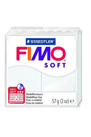 Modelinas FIMO SOFT, 57 g, balta sp.