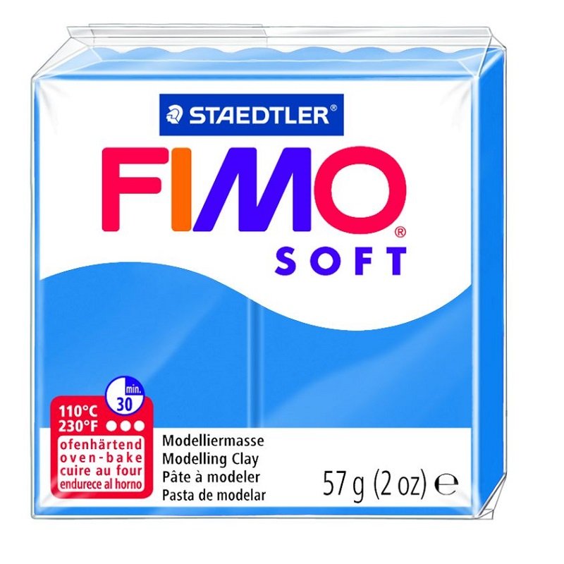 Modelinas FIMO SOFT, 57 g, vandenyno mėlyna sp.