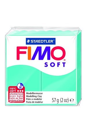 Modelinas FIMO SOFT, 57 g, mėtų žalia sp.