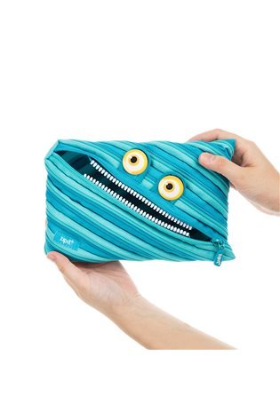 Penalas-pieštukinė ZIPIT Wildlings Jumbo Pouch, ZTMJ-WD-CRE, mėlynos sp.