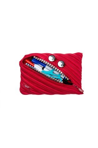 Penalas-pieštukinė ZIPIT Grillz Monster Jumbo Pouch, ZTMJ-GR-RI, Raudona