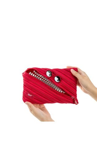 Penalas-pieštukinė ZIPIT Grillz Monster Jumbo Pouch, ZTMJ-GR-RI, Raudona