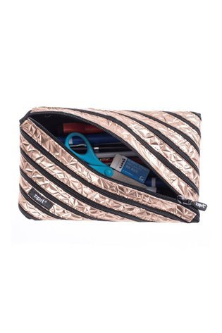 Penalas-pieštukinė ZIPIT Metallic Jumbo Pouch, ZTJ-MT-1, Bronzinė