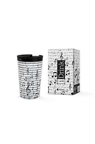 Nerūdijančio plieno puodelis Itotal MUSIC, 260ml