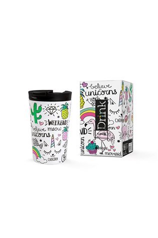 Nerūdijančio plieno puodelis Itotal UNICORN, 260ml