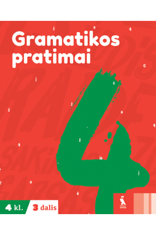 Gramatikos pratimai 4 klasei 3 dalis