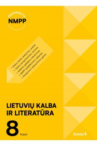 Lietuvių kalba ir literatūra. NMPP, 8 klasė, serija Pasirenkite NMPP
