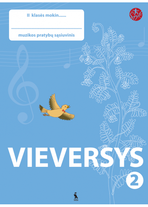 VIEVERSYS. Muzikos pratybų sąsiuvinis 2 klasei (serija ŠOK)