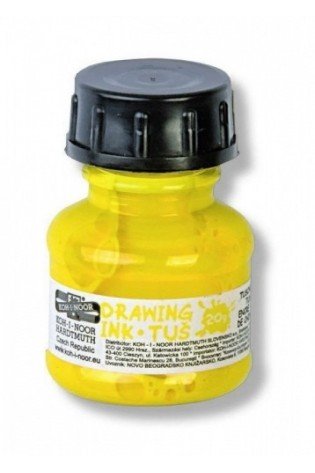 Tušas braižybai 20g KOH-I-NOOR geltonas