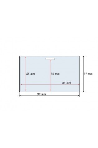 Vardinių kortelių dėklas PLM 58x90mm