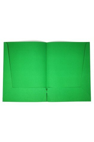 Aplankas su dviem kišenėlėm žalias