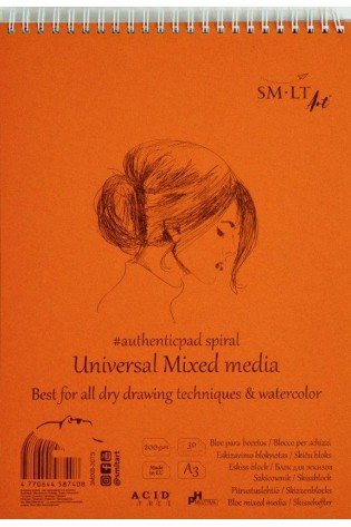 Universalus bloknotas A3 30l 200gsm su spirale