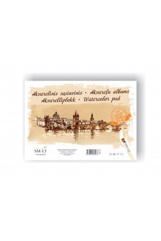 Akvarelės sąsiuvinis Gold A3 10l (200gsm)
