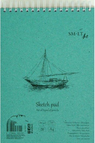 Bloknotas eskizams Authentic A4 120l, 90gsm