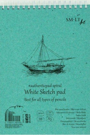 Bloknotas eskizams Authentic A5 70l, 90gsm