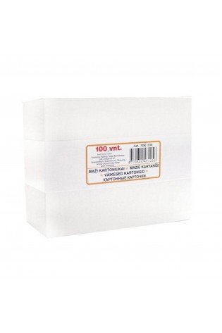 Kartoninės kortelės 70x90 baltos MK-100