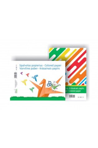Spalvotas popierius A4/ 8 l.vienp.SP-P8