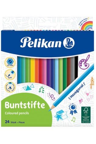 Pieštukai spalvoti 24sp