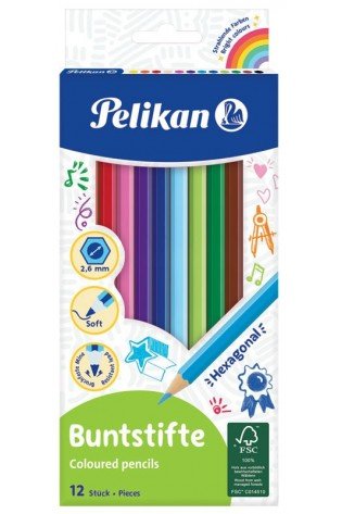 Pieštukai spalvoti 12sp