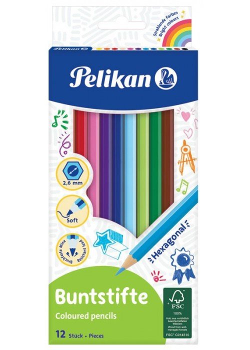 Pieštukai spalvoti 12sp